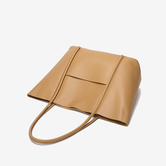 Weekend tote bag women Yuci-camel